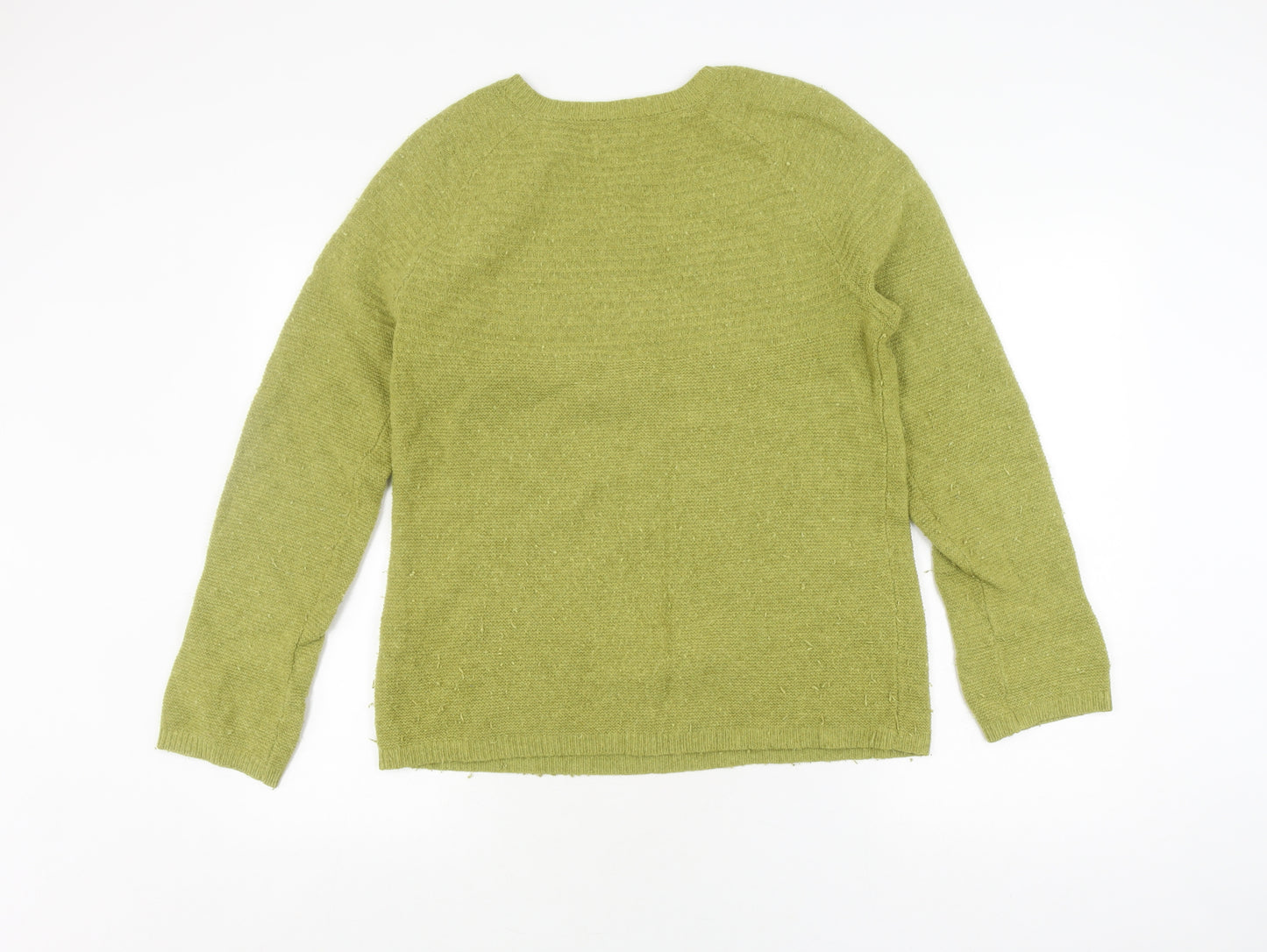 Heyton Women’s Green Wool Blend Pullover - Size L