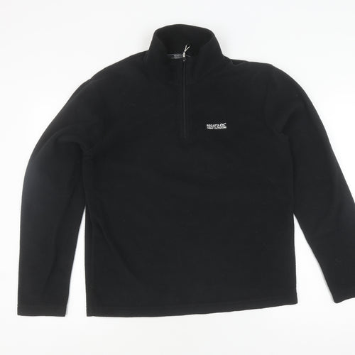 Regatta Black Fleece Unisex Pullover Sweatshirt M