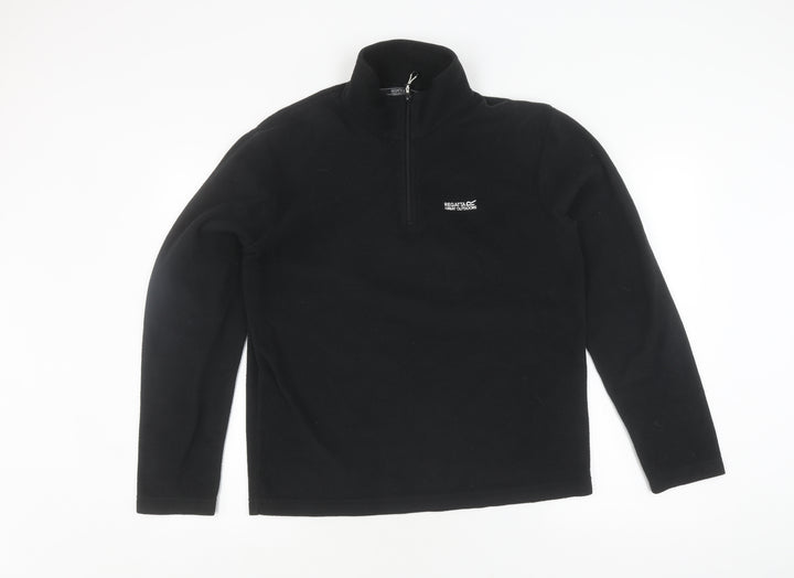 Regatta Black Fleece Unisex Pullover Sweatshirt M