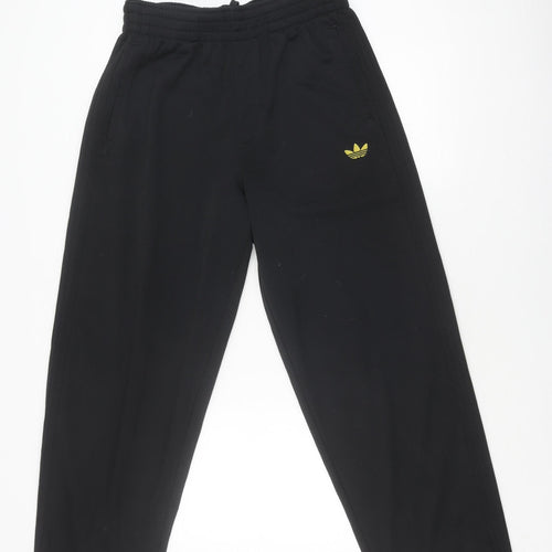 Adidas Men's Black Track Pants M Regular Fit