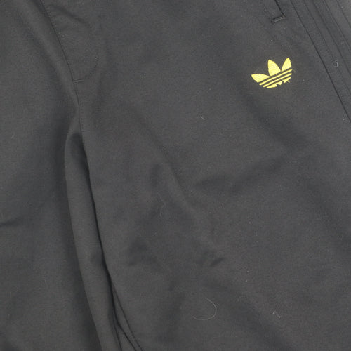 Adidas Men's Black Track Pants M Regular Fit
