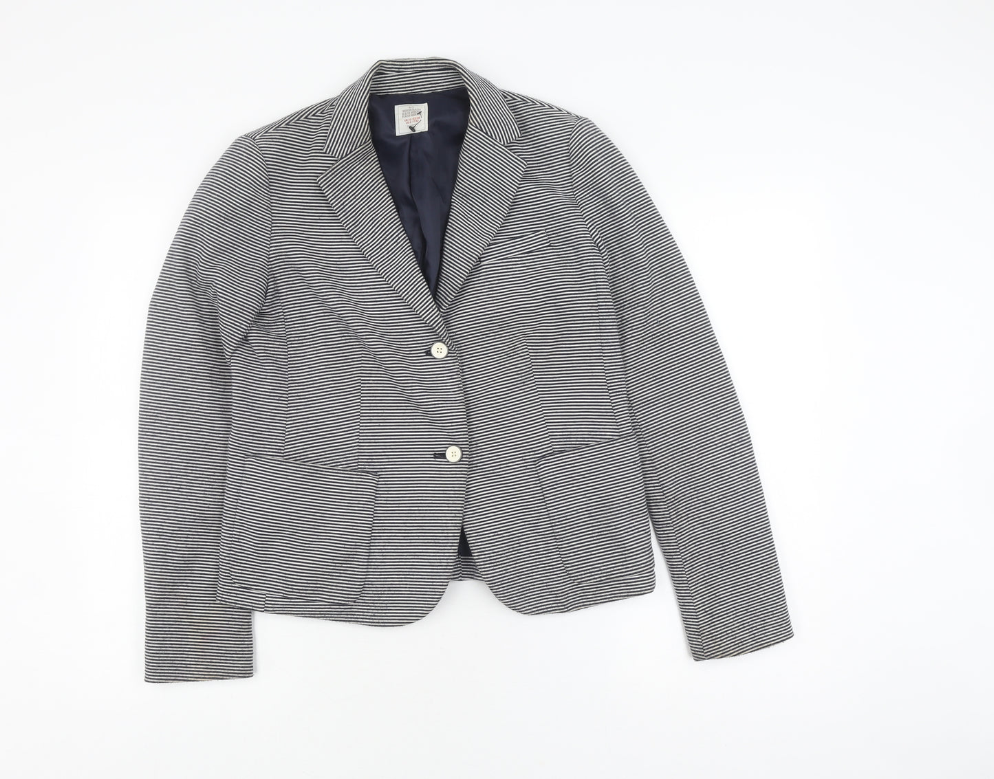 Gap Women's Black Striped Blazer, Size 10, Business Casual