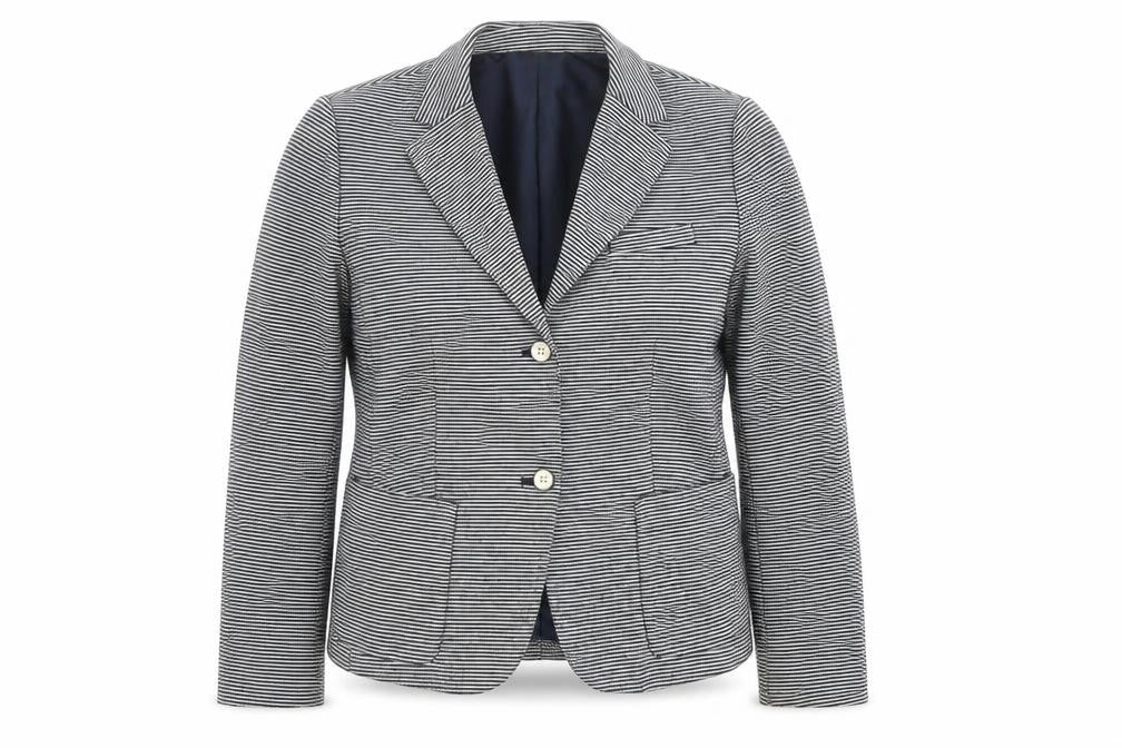 Gap Women's Black Striped Blazer, Size 10, Business Casual