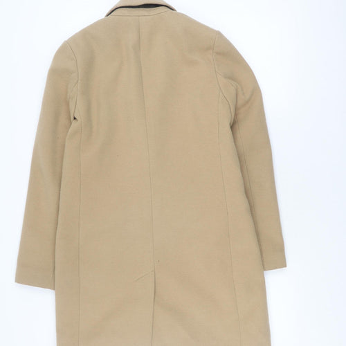 Next Women's Beige Wool Blazer, Size 10, Mid-Length