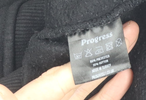Progress Men's Black Medium Pullover Sweatshirt