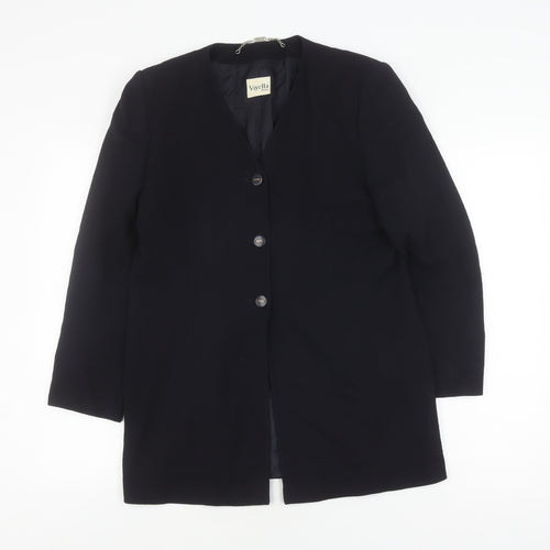 Viyella Petite Women’s Black Wool Suit Jacket, Size 12