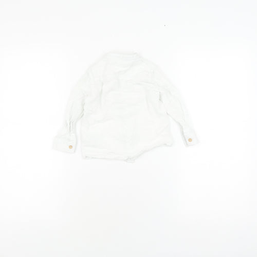 Next Unisex Baby White Button-Up Shirt, 12-18 Months