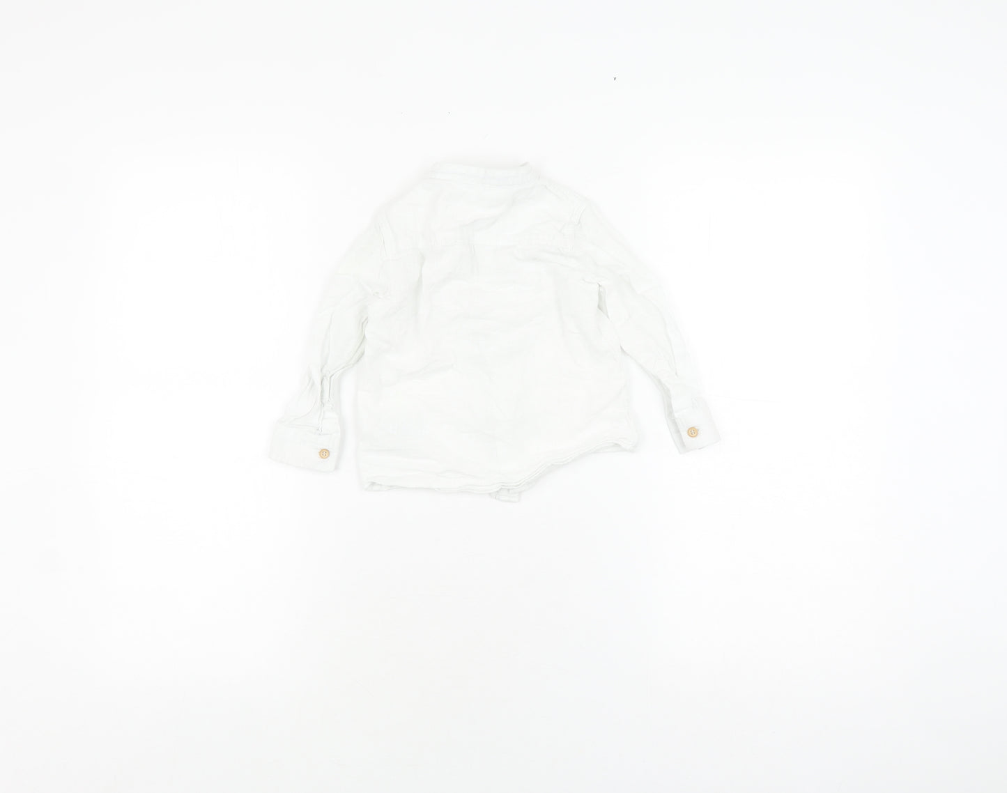 Next Unisex Baby White Button-Up Shirt, 12-18 Months