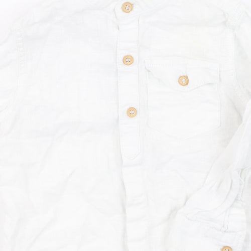 Next Unisex Baby White Button-Up Shirt, 12-18 Months