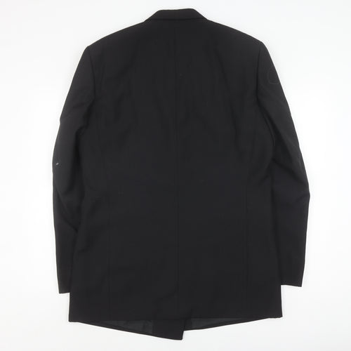 Varteks Men's Black Double-Breasted Tuxedo Blazer 42l