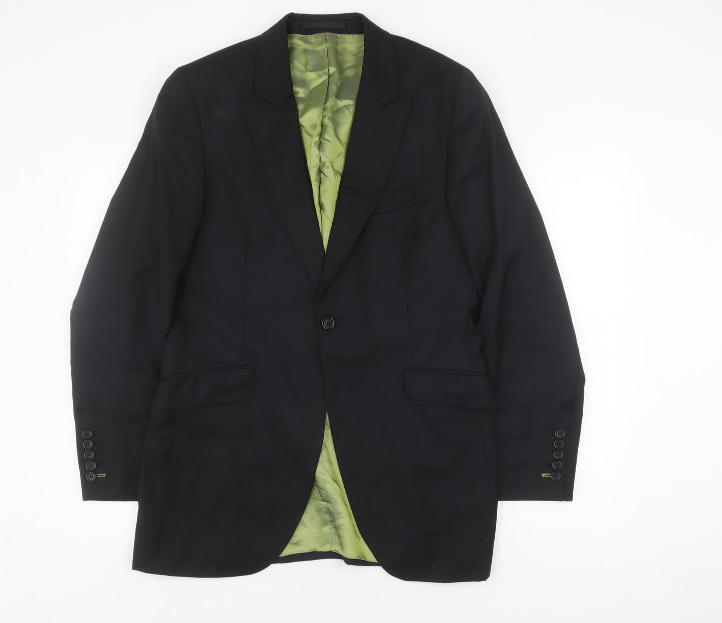 Holland Esquire Men's Black Blazer 40 Regular Fit