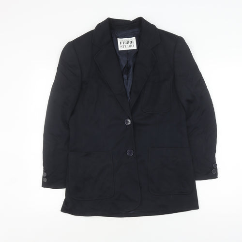 Gianfranco Ferre Women's Black Blazer Size 14 Classic Fit