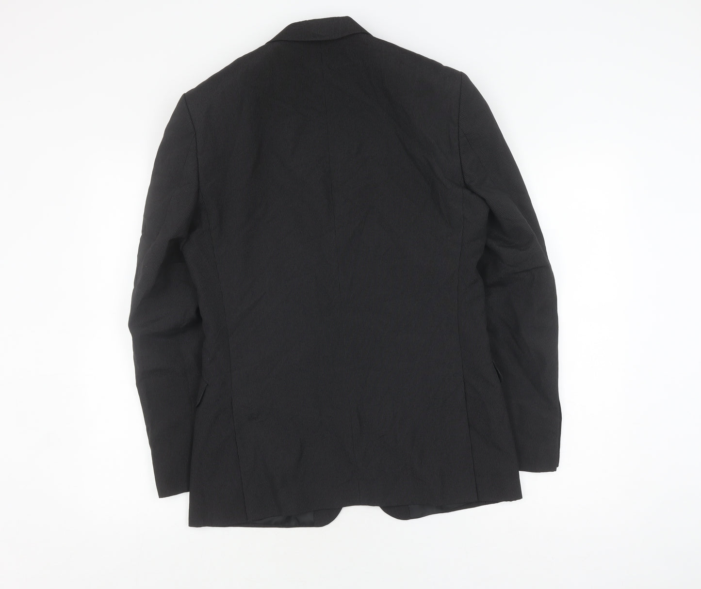 Men's Black Blazer, Regular Fit, 36 Chest