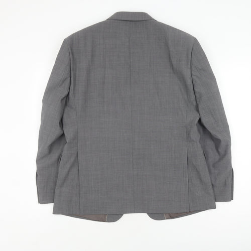 Fellini Tailored Grey Men's Blazer, Size 42S Formal Jacket
