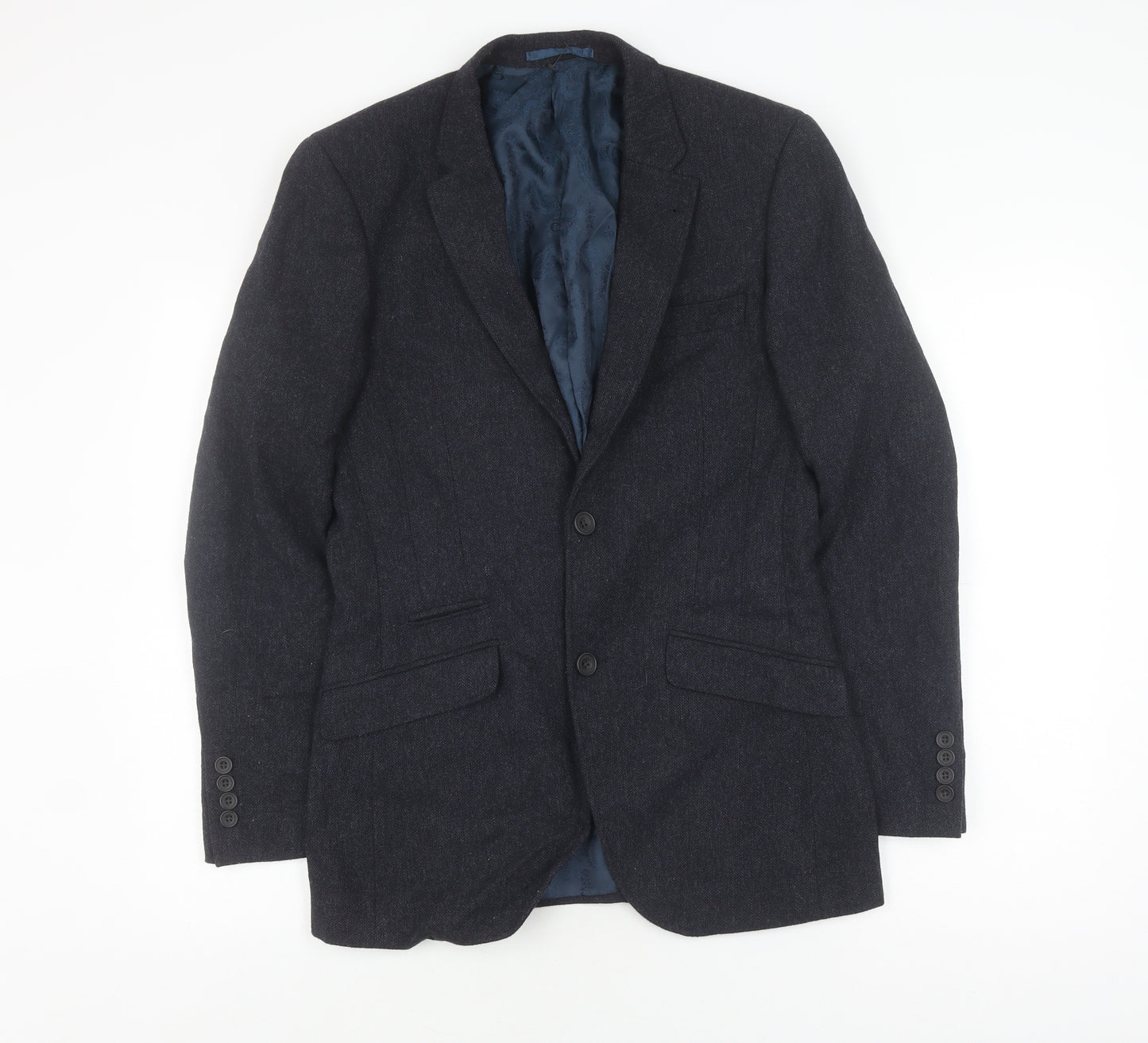Next Men's Blue Blazer Size 36 Regular Fit