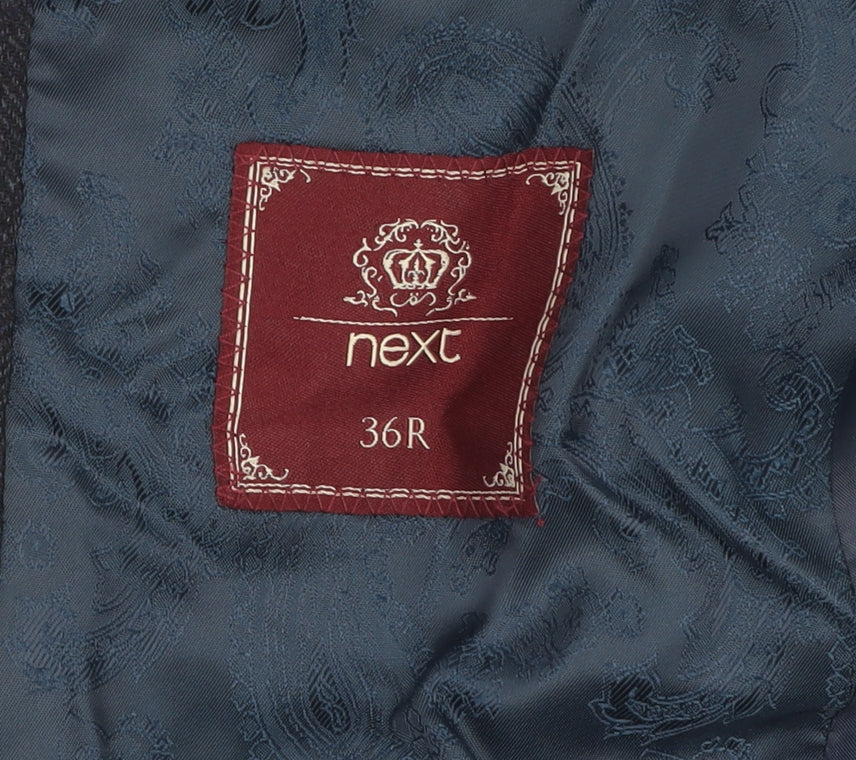 Next Men's Blue Blazer Size 36 Regular Fit