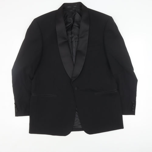 Moss Bros Men's Black Tuxedo Blazer - 40R