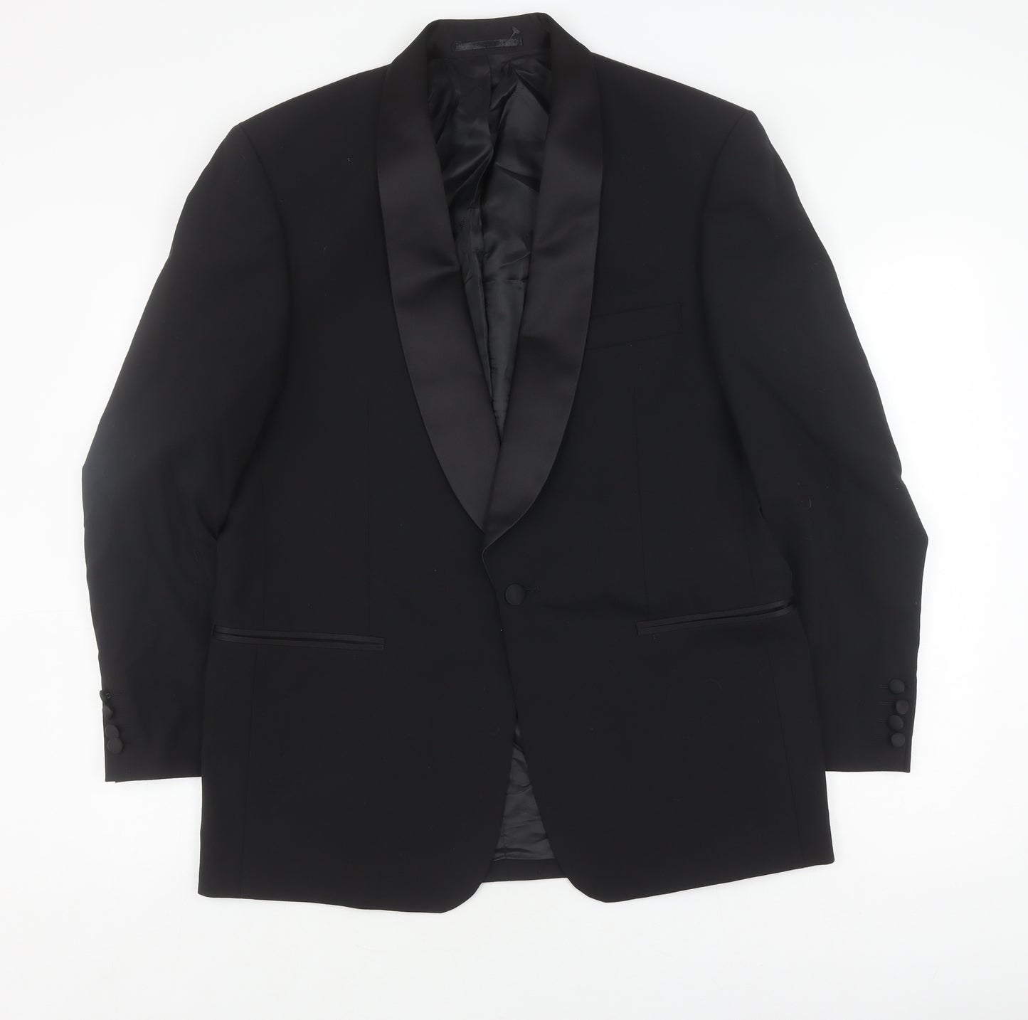 Moss Bros Men's Black Tuxedo Blazer - 40R
