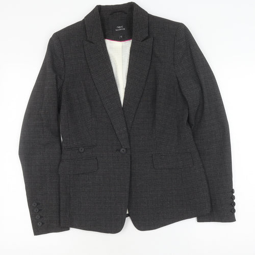 Next Women Grey Suit Jacket Size 12 Blazer Business