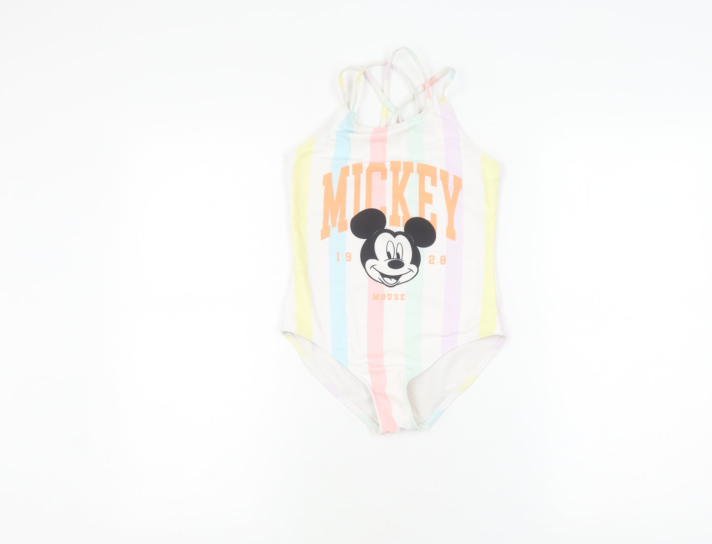 Mickey Mouse Girls' Multicoloured One Piece Swimsuit - 9-10 Years