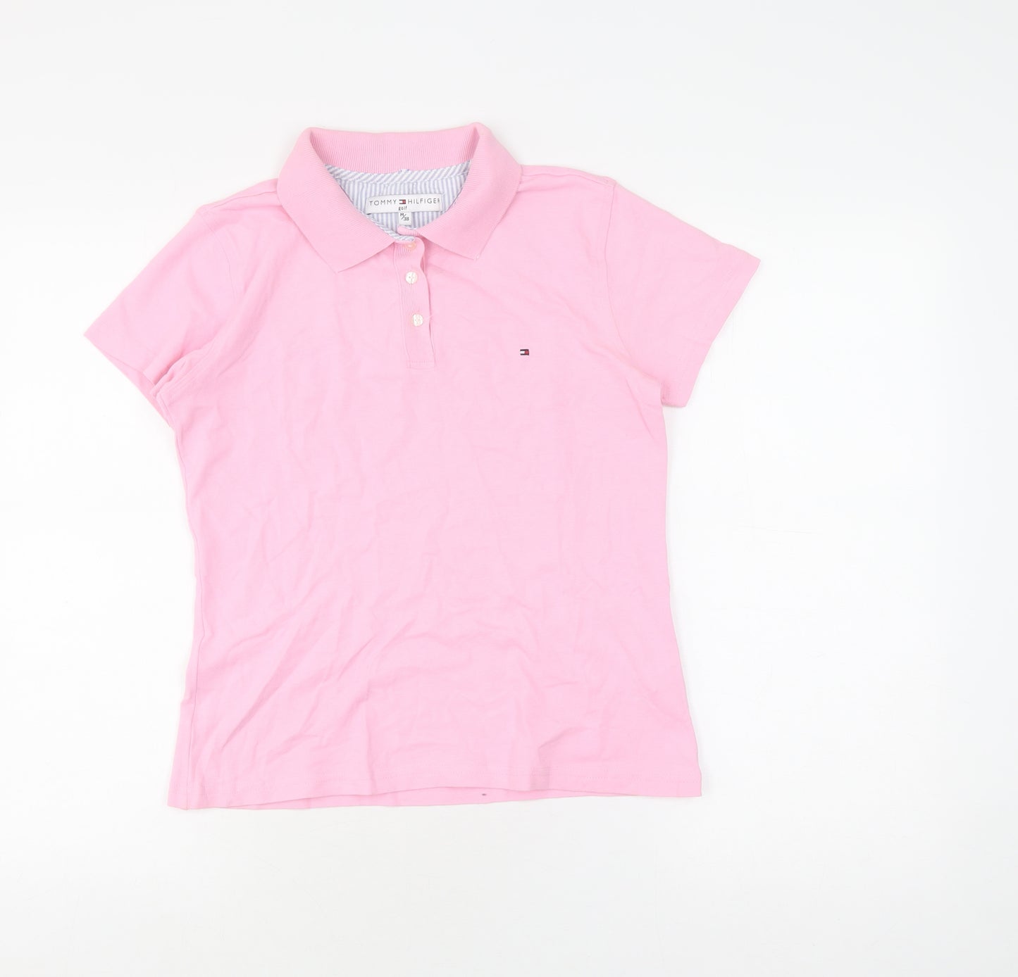 Tommy Hilfiger Pink Polo Shirt for Unisex Kids