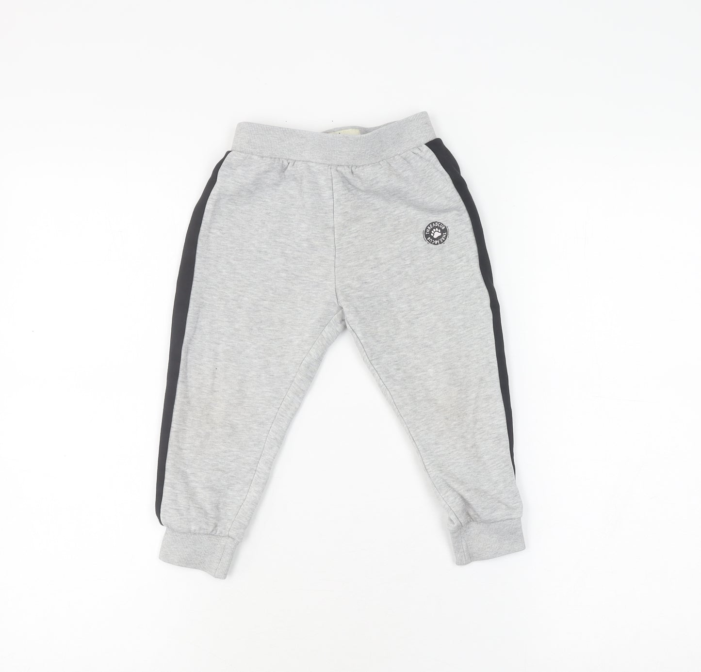 Threadcub Boys Grey Jogger Trousers - 2 Years