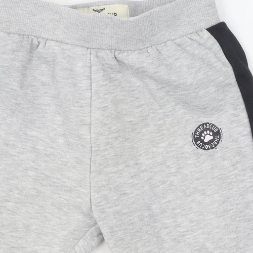 Threadcub Boys Grey Jogger Trousers - 2 Years
