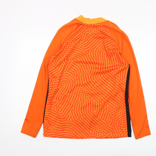 Nike Men's Orange Dri-FIT Jersey, M, Athletic Sportswear