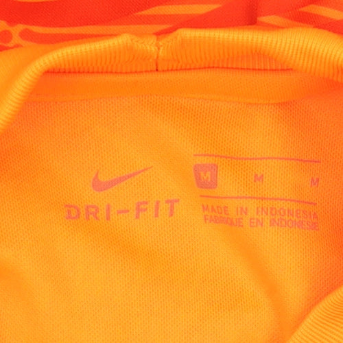 Nike Men's Orange Dri-FIT Jersey, M, Athletic Sportswear