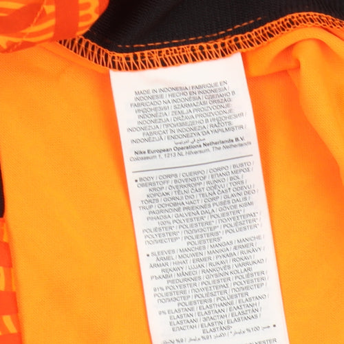Nike Men's Orange Dri-FIT Jersey, M, Athletic Sportswear
