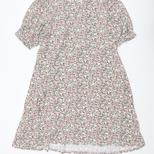 Marks and Spencer Women's Multicoloured Floral Shift Dress Size 20