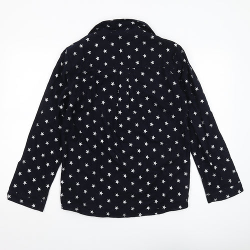 Hush Women's Black Star Pyjama Top XS Long Sleeve