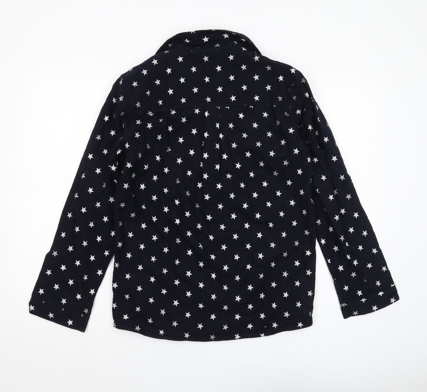 Hush Women's Black Star Pyjama Top XS Long Sleeve