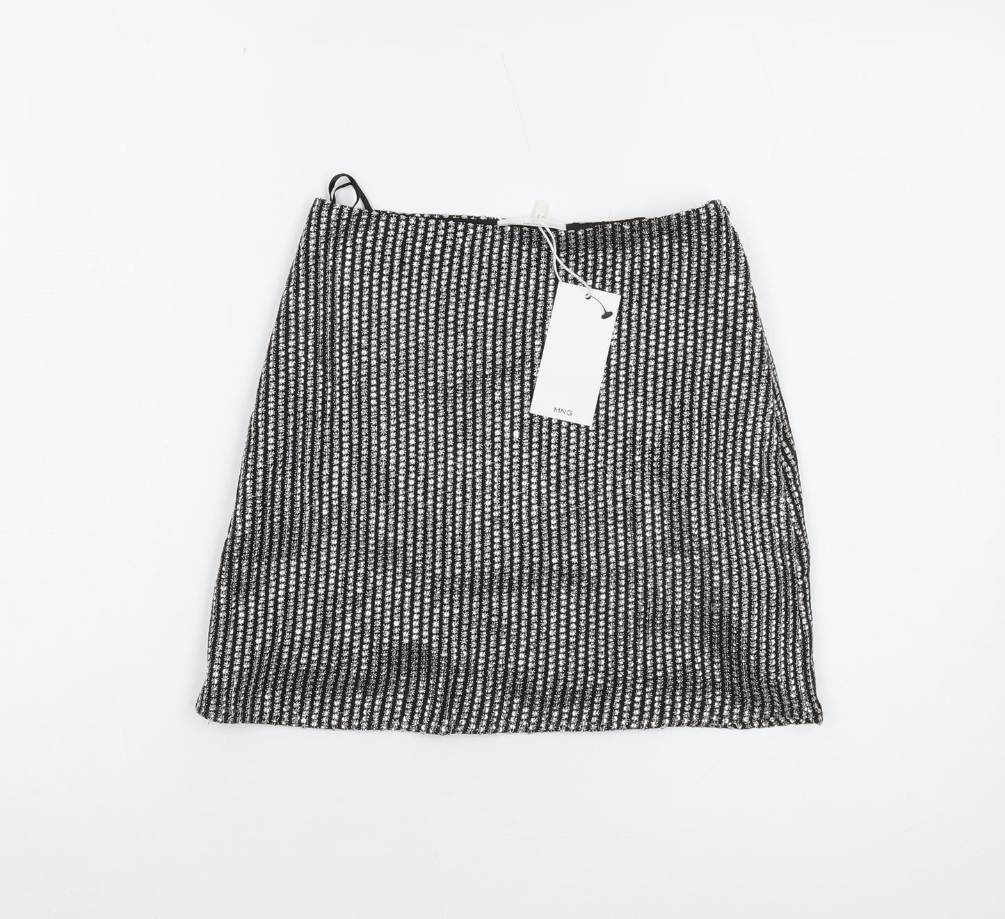 MNG Women's Black XS Knit Pencil Skirt