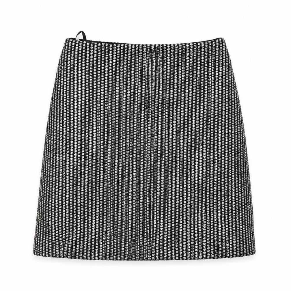 MNG Women's Black XS Knit Pencil Skirt