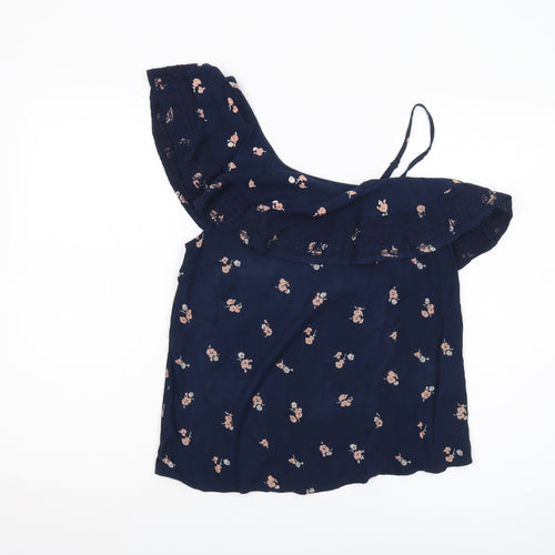 Abercrombie & Fitch Women's Blue Floral Camisole S
