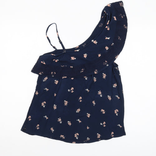 Abercrombie & Fitch Women's Blue Floral Camisole S