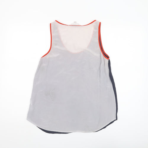 French Connection Women’s Multicoloured Silk Tank Top