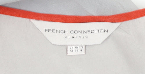 French Connection Women’s Multicoloured Silk Tank Top