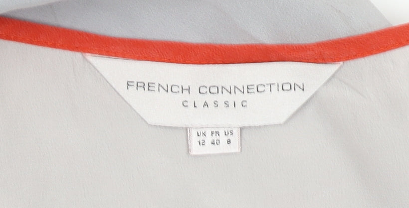 French Connection Women’s Multicoloured Silk Tank Top