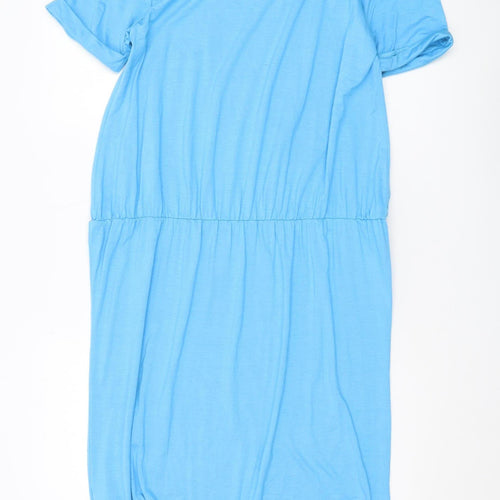 Cotton Traders Women's Blue Knee Length Dress Size 14