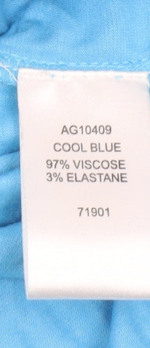 Cotton Traders Women's Blue Knee Length Dress Size 14