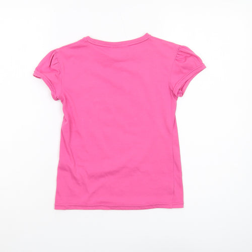 Mr. Men Little Miss Girls' Pink T-Shirt 9-10 Years Graphic