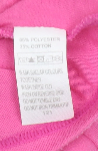 Mr. Men Little Miss Girls' Pink T-Shirt 9-10 Years Graphic