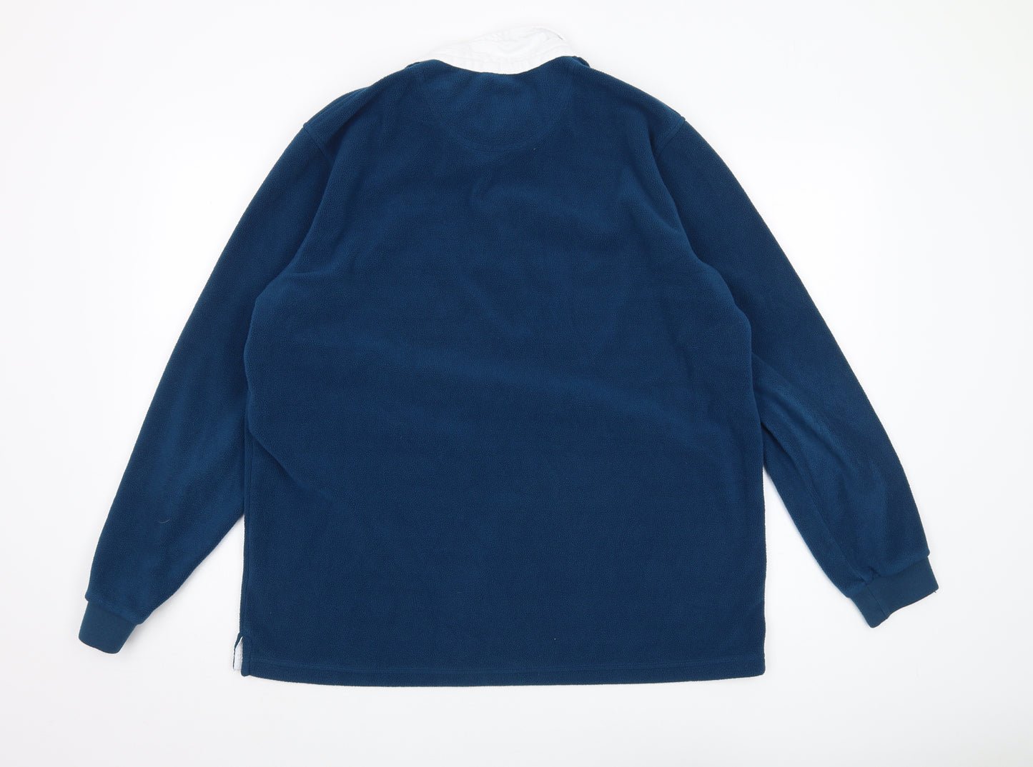 Cotton Traders Men's Blue Sweatshirt L Fleece