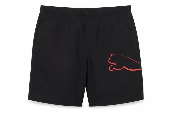 Front view of Puma Men's Black Swim Shorts L Sports