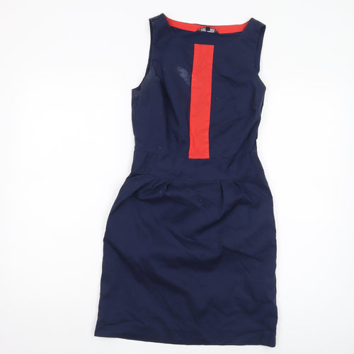 Tommy Hilfiger Women's Blue Sheath Dress Size 4