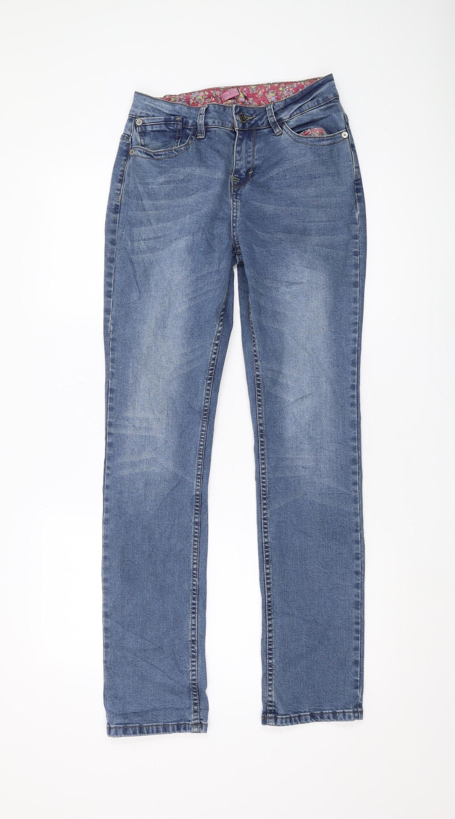 Joe Boxer Women's Blue Straight Jeans Size 10