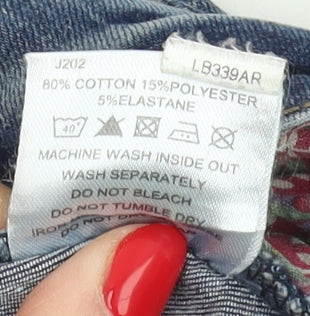 Joe Boxer Women's Blue Straight Jeans Size 10