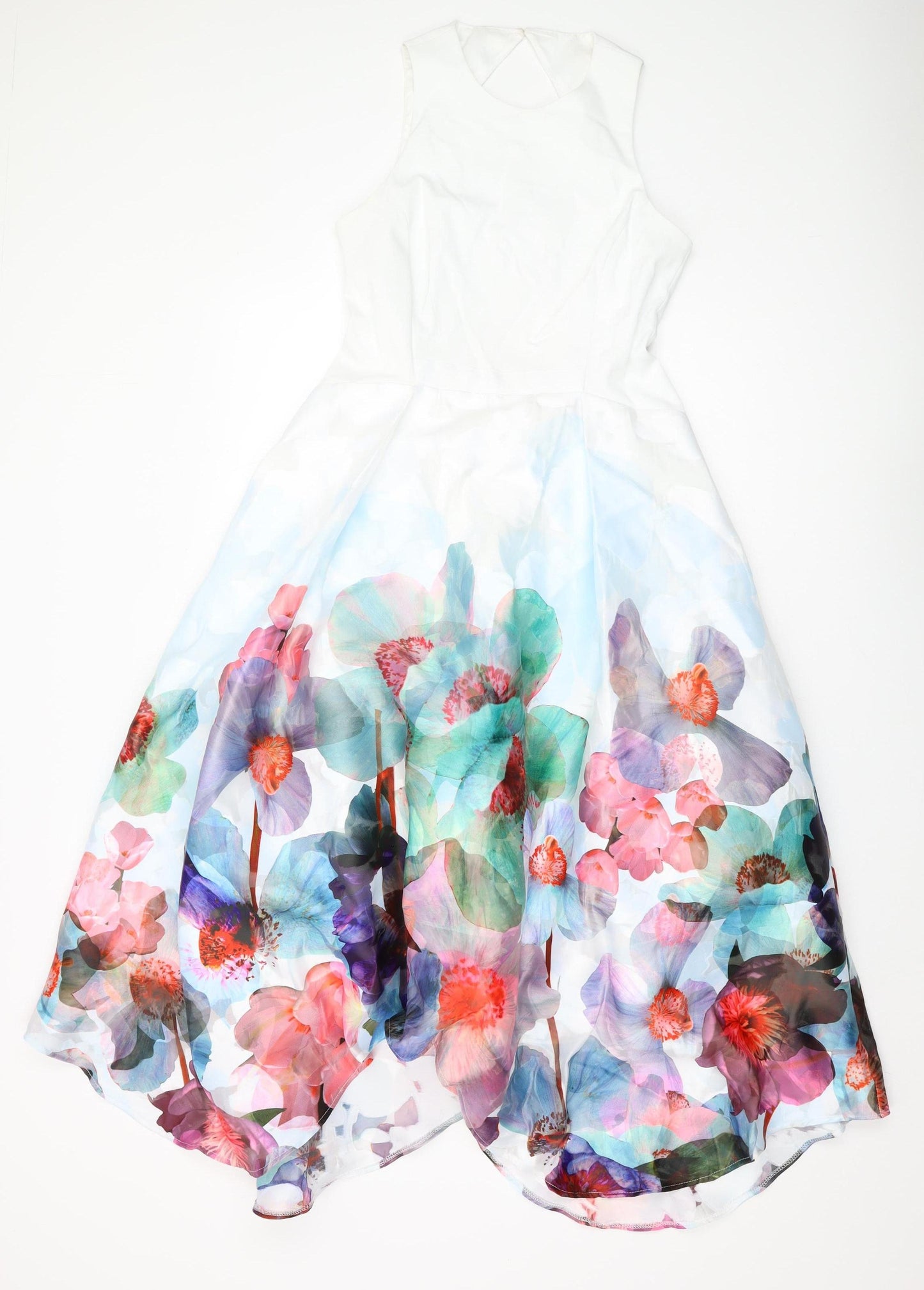 Coast Women's Multicoloured Floral A-Line Midi Dress 10